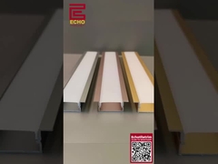 柔軟なアルウ LED プロフィール U 形 黒色 LED ストライプ プロフィール 住宅装飾用