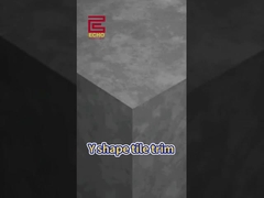 アルミ Y字型タイル見切り材 | 3方向シームレスジョイント + 防水 | 1ステップで厄介なコーナーを解決！