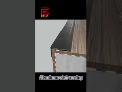 滑り止めアルミニウム階段ノーズ | 溝なし設置 | 10分で転倒防止！