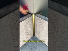 アルミ壁パネルトリム | モダンなホームインテリアのエレガントなエッジ仕上げ #アルミトリム