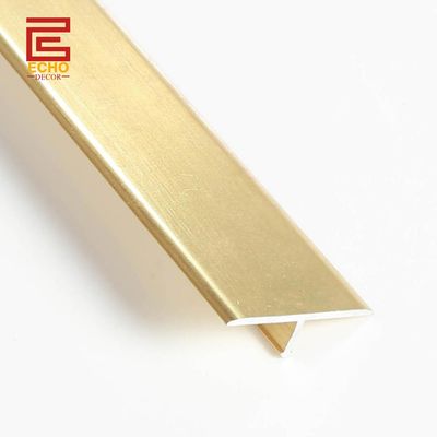 品質  Aluminium Exterior Flooring T Molding Transition Strip Room Metal Floor Divider Strips 工場